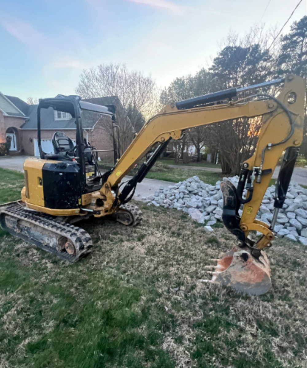 excavator rental knoxville tn